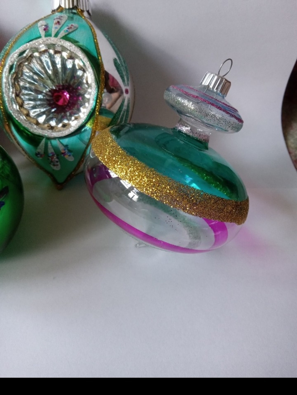 Christopher Radko Shiny Brite Christmas Ornaments - Picture 4 of 5